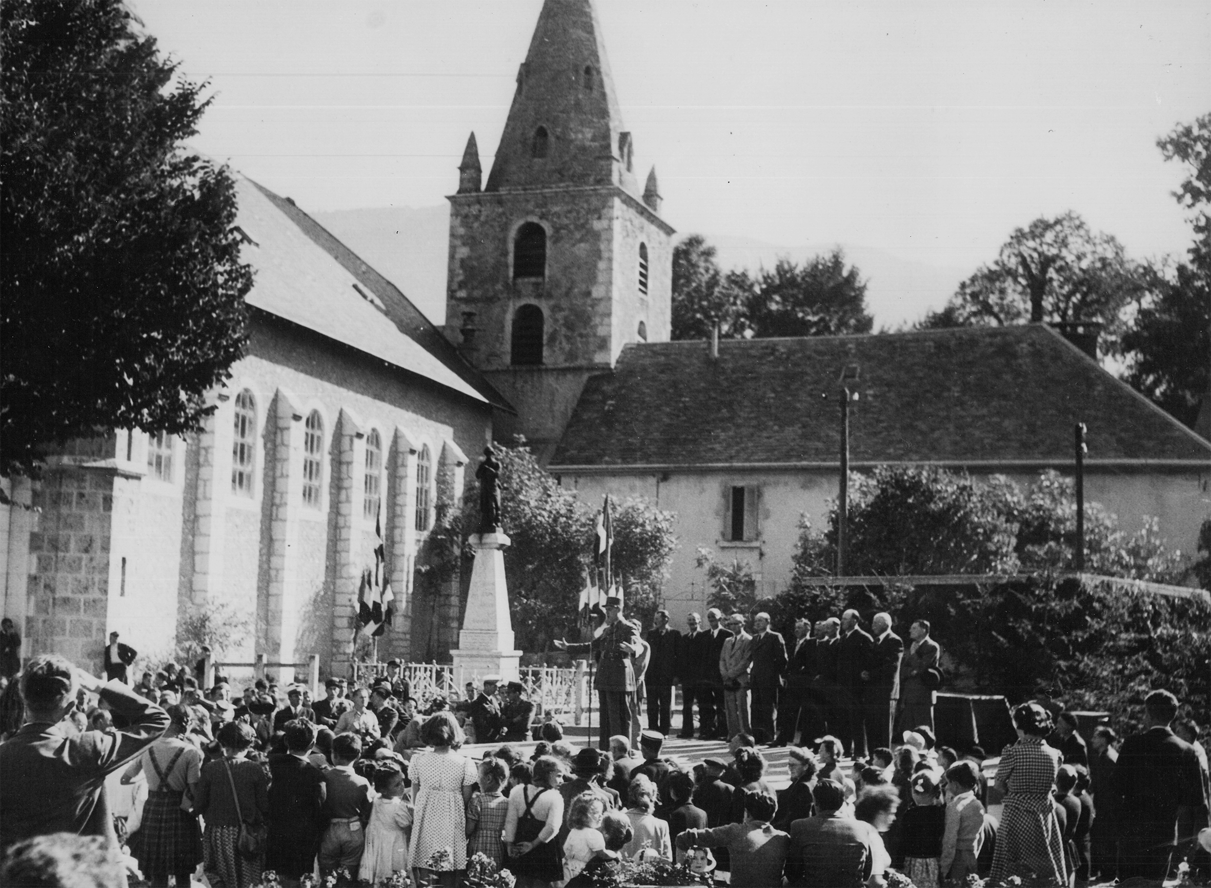 Le Général De Gaulle à Lans en Vercors